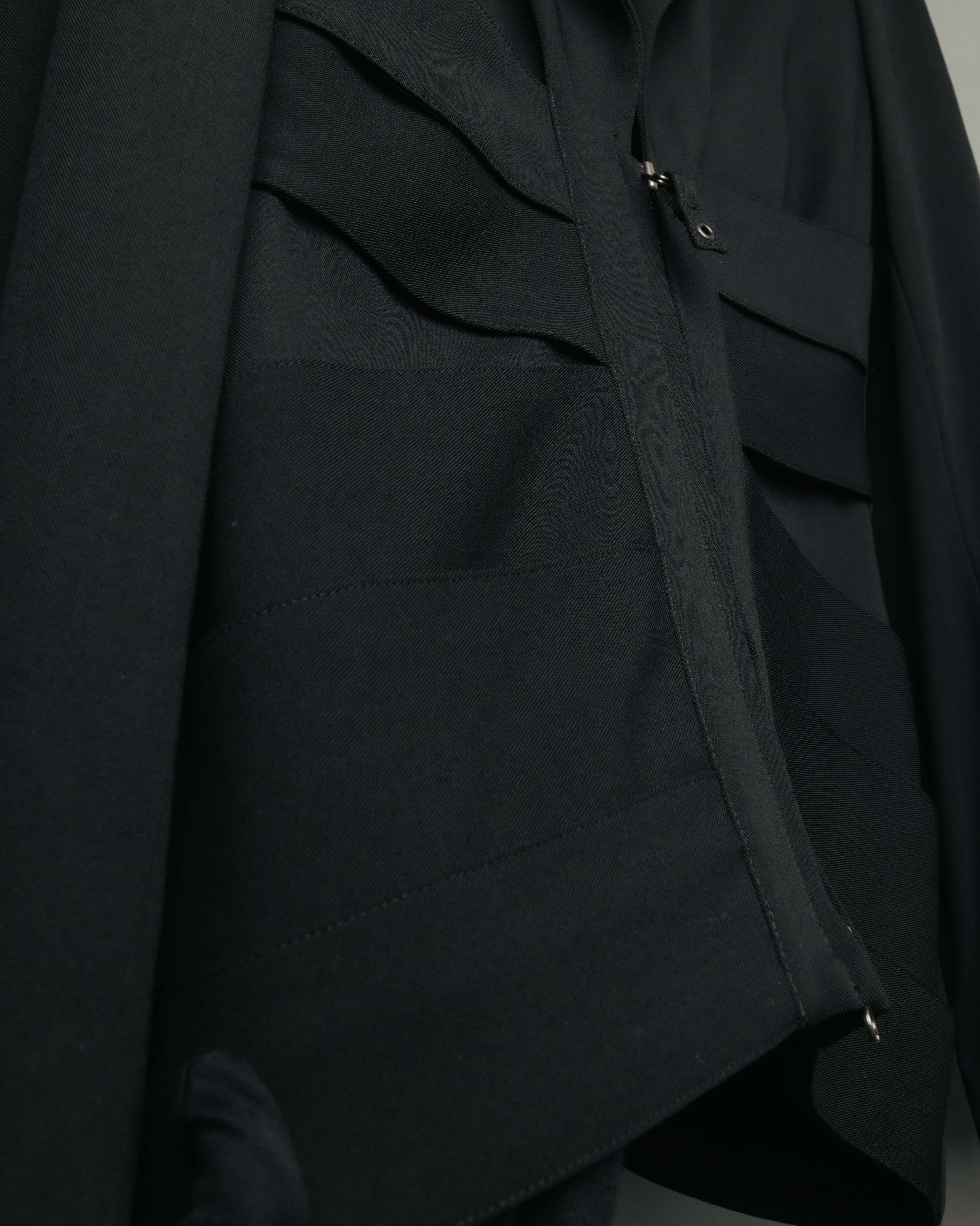 -SPECIAL- “Jean Paul GAULTIER FEMME” 2005-2011 Corset lace-up tailored zip jacket