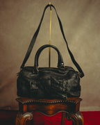 “RED VALENTINO” 2010’s lace bow leather two-way bag