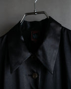 "JEAN PAUL GAULTIER" Beautiful glossy shirt dress