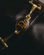 “Christian Dior” 80’s-90’s Leather bit mule slippers