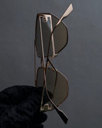 "Christian Dior" Metal acetate combination design sunglasses