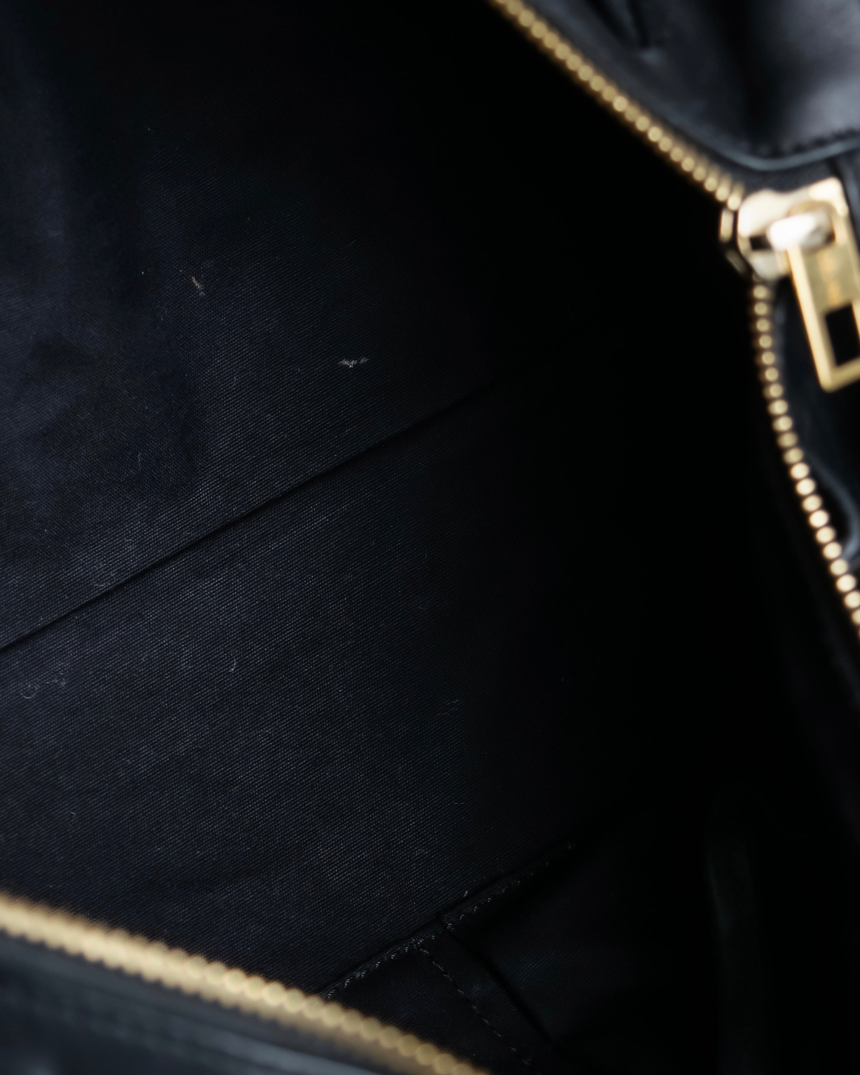 "CELINE" Various studs horizontal leather 2way bag