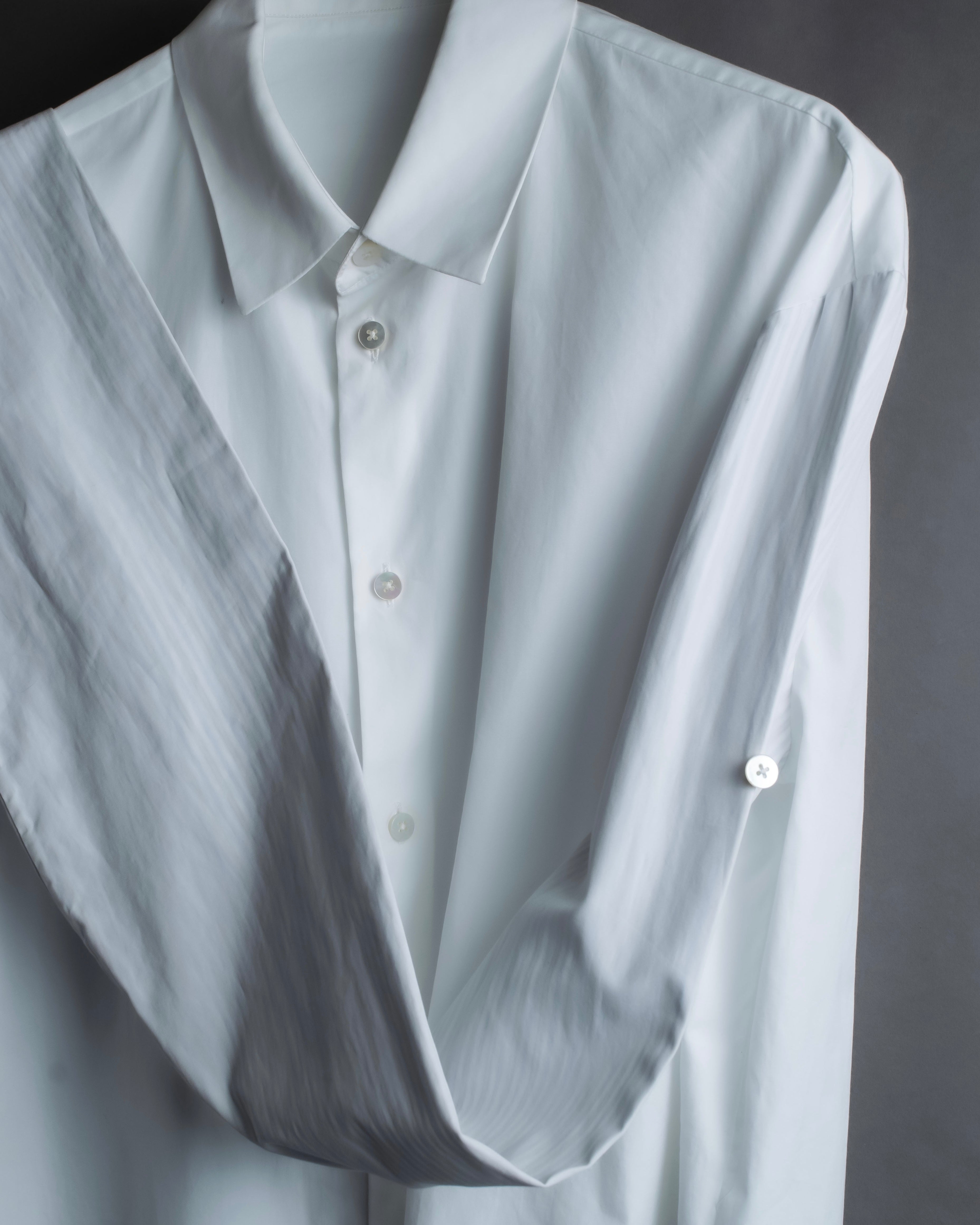 "MAISON MARGIELA" 17AW super long sleeve gimmick cotton shirt