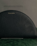 "Tiffany & Co." 10's-20's Embossed leather wristlet wallet