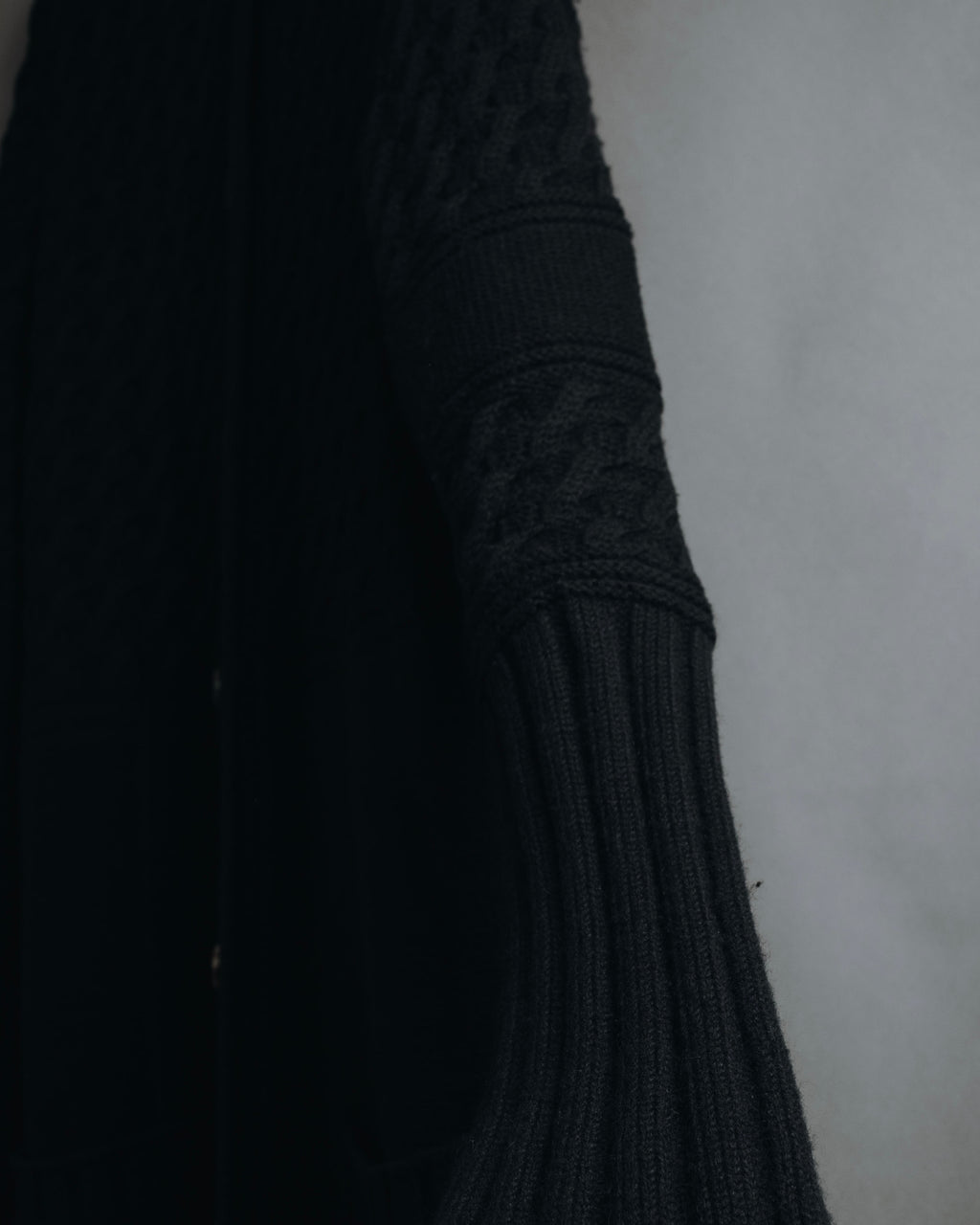 "SONIA RYKIEL" Textured knit button-front long cardigan