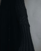 "SONIA RYKIEL" Textured knit button-front long cardigan