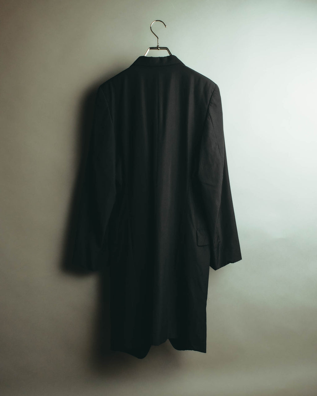 “COMME des GARCONS” 90’s black tailored long coat