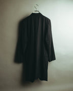“COMME des GARCONS” 90’s black tailored long coat