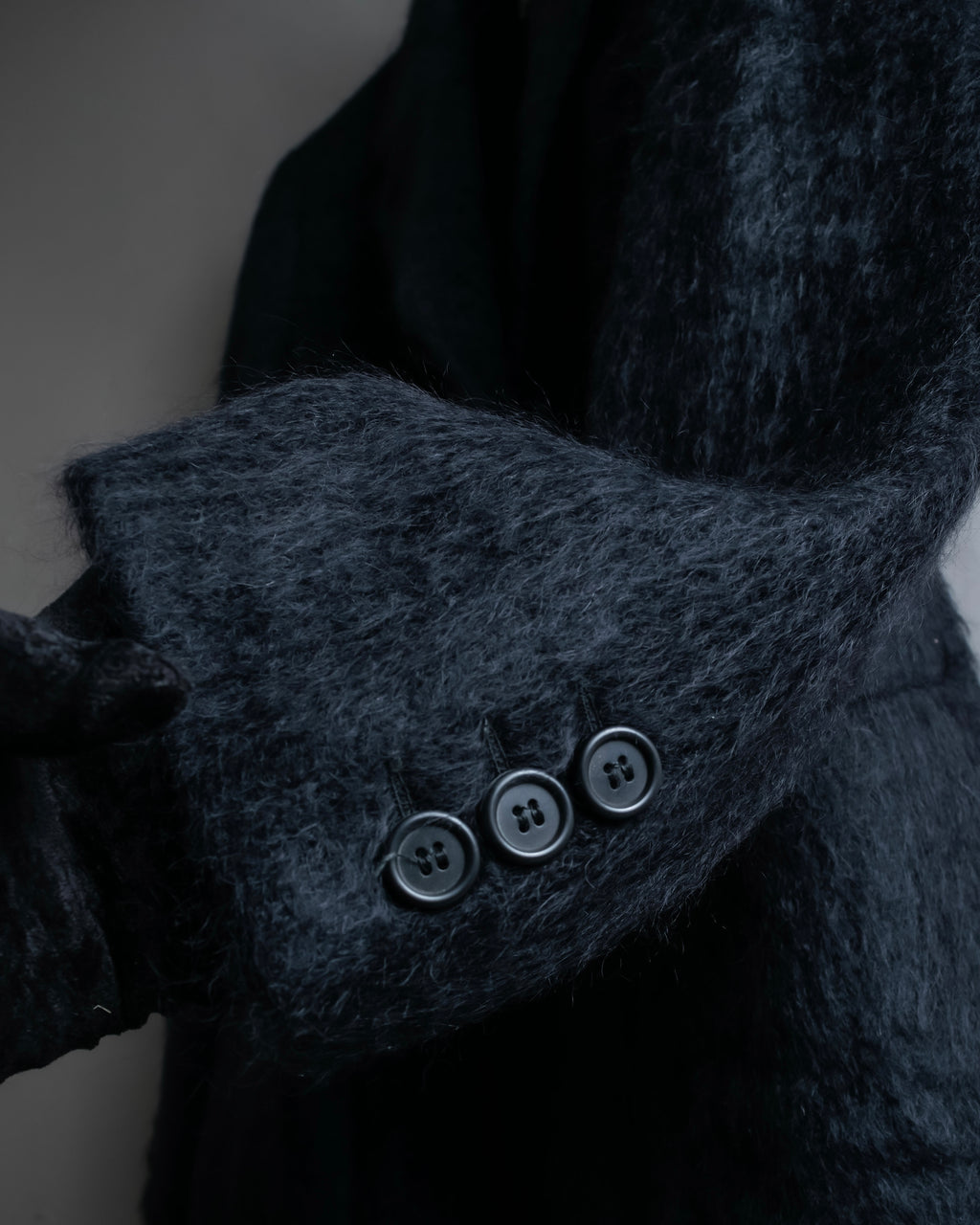 "DOLCE & GABBANA" Lightly brushed shaped tailored jacket