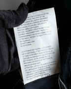 "tricot COMME des GARCONS" Fringe cut design tailored jacket