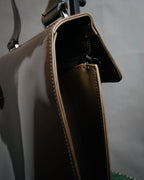 “Salvatore Ferragamo” 90’s-00’s glossy gancini shoulder bag