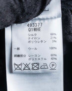 "Alexandar McQueen" Waist-shape detail vertical stitch cardigan