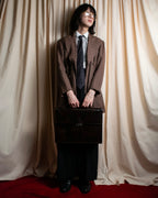 "GIORGIO ARMANI" Dot pattern silk  necktie