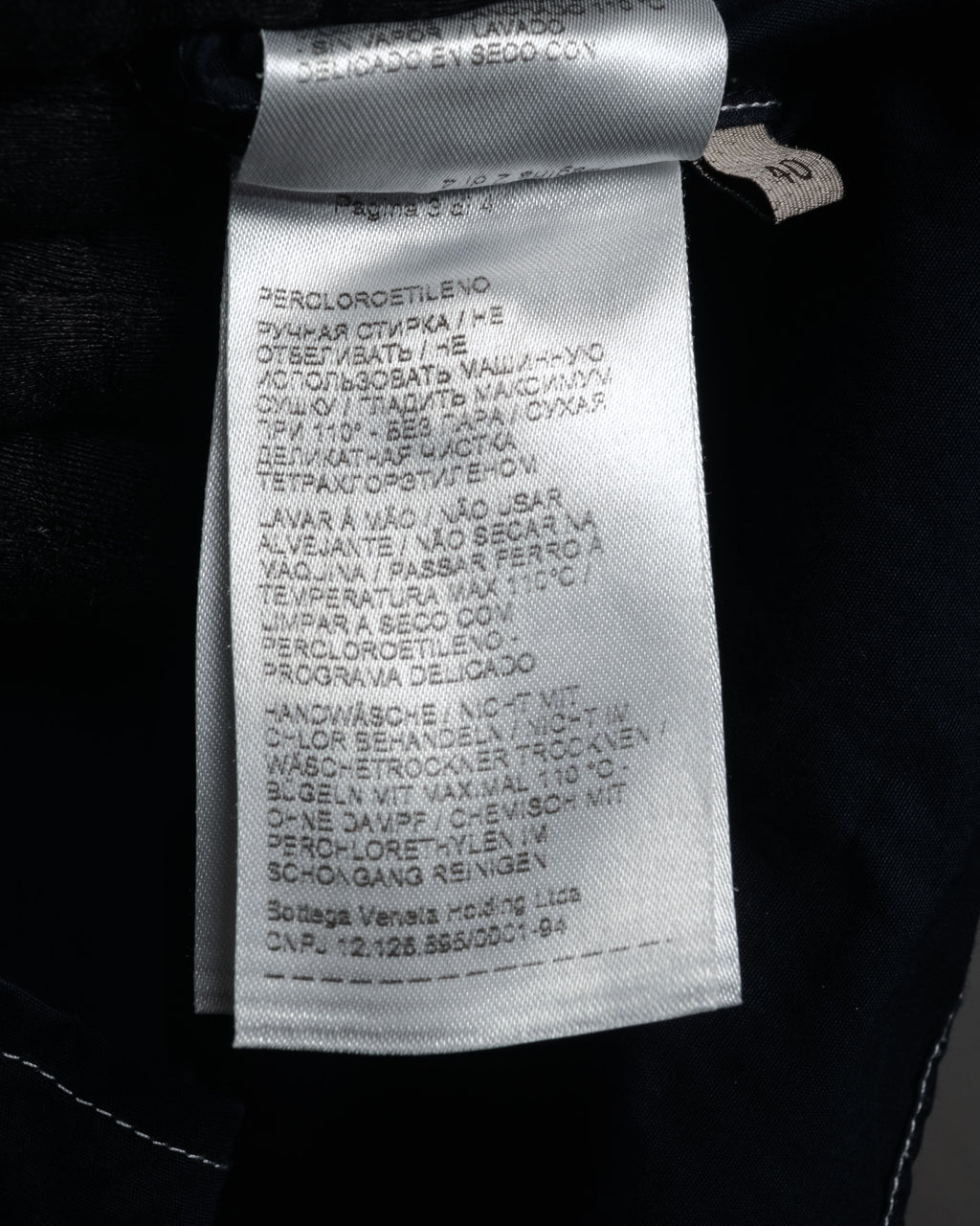 “BOTTEGA VENETA” 2010’s contrast stitch uniform cotton shirt