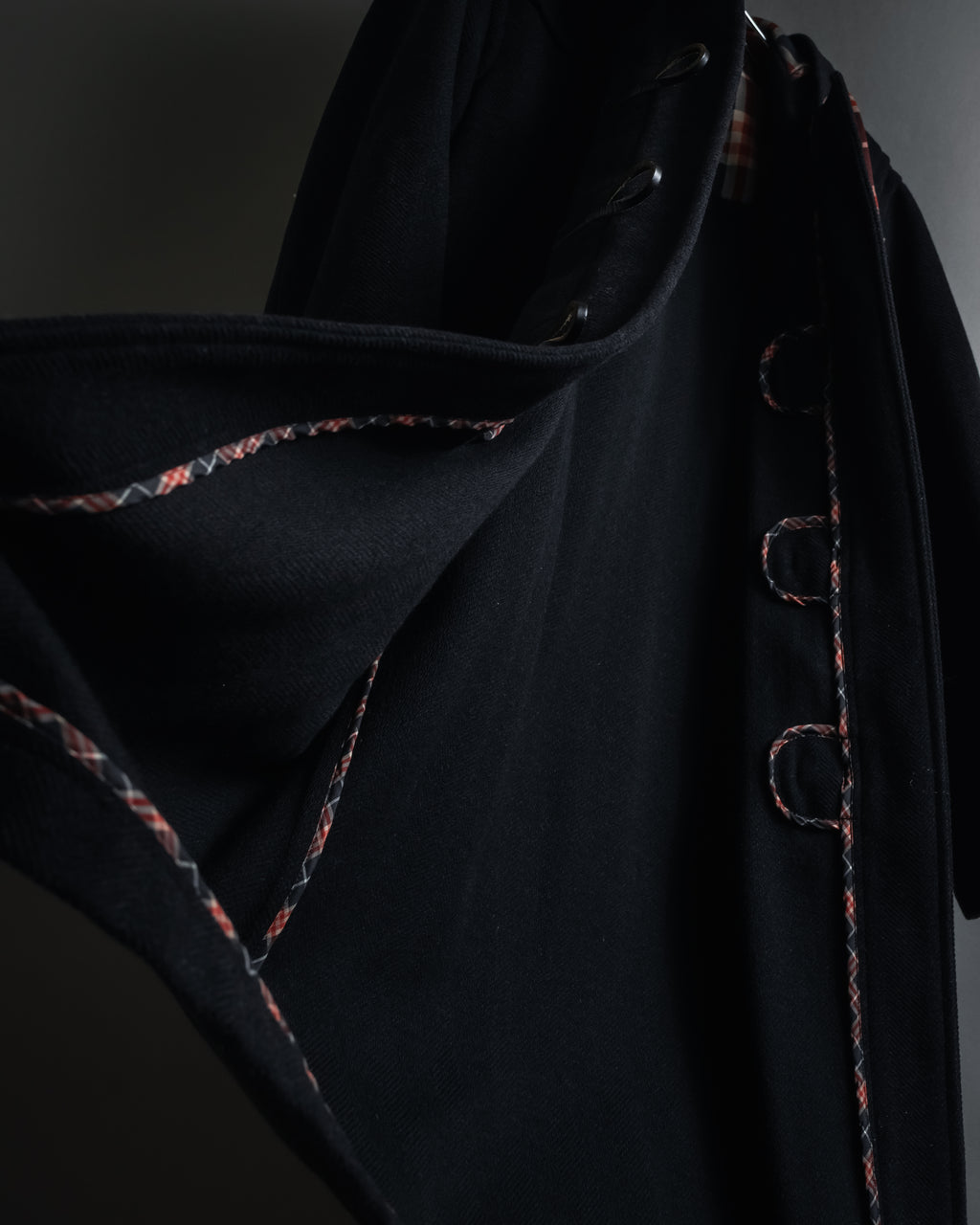 "Burberrys" 90’s heritage duffle coat with check-lined hood