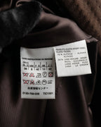 "Max Mara" Alpaca wool belted stand collar long coat