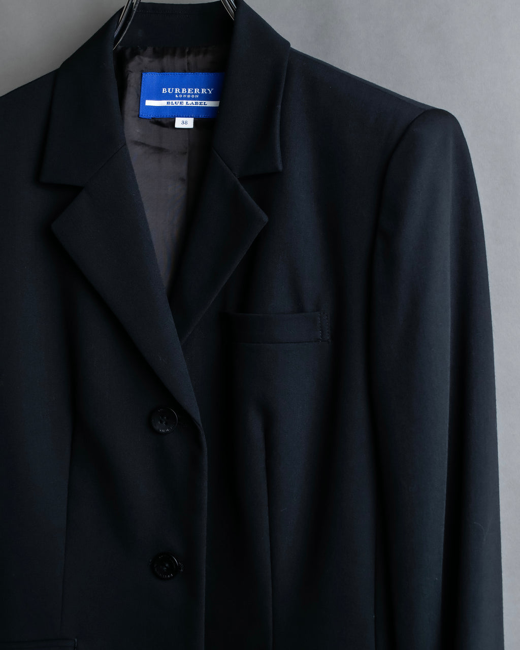 "BURBERRY Blue Label" 3 button waist shaped lightweight tailored jacket