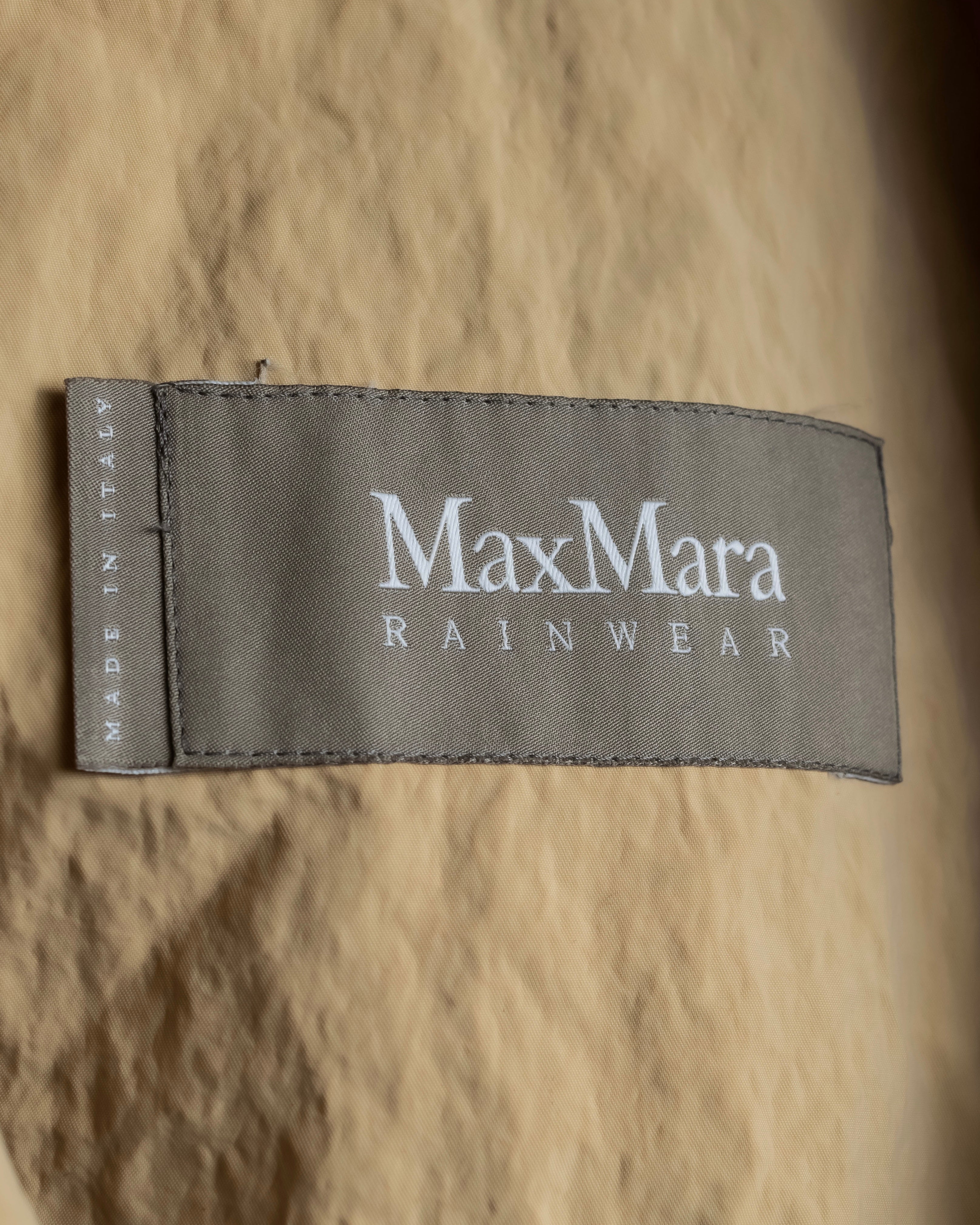 "Max Mara" Hooded mid-length lightweight coat