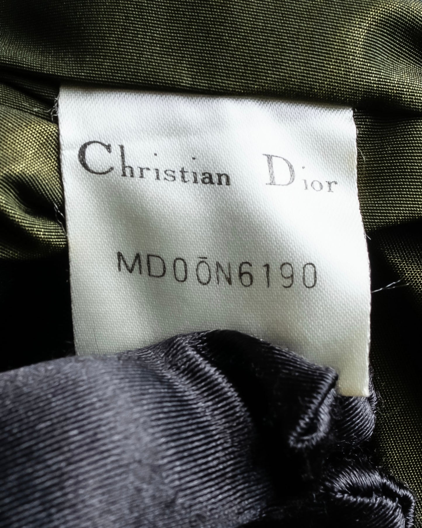 "Christian Dior" Unique fastening pile fabric coat