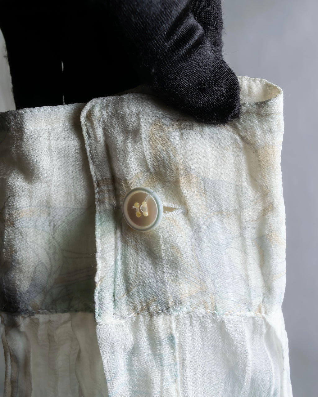 "HERMES" Margiela period abstract pattern shirt