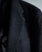 "BURBERRY" Marbled wool unlined tailored jacket