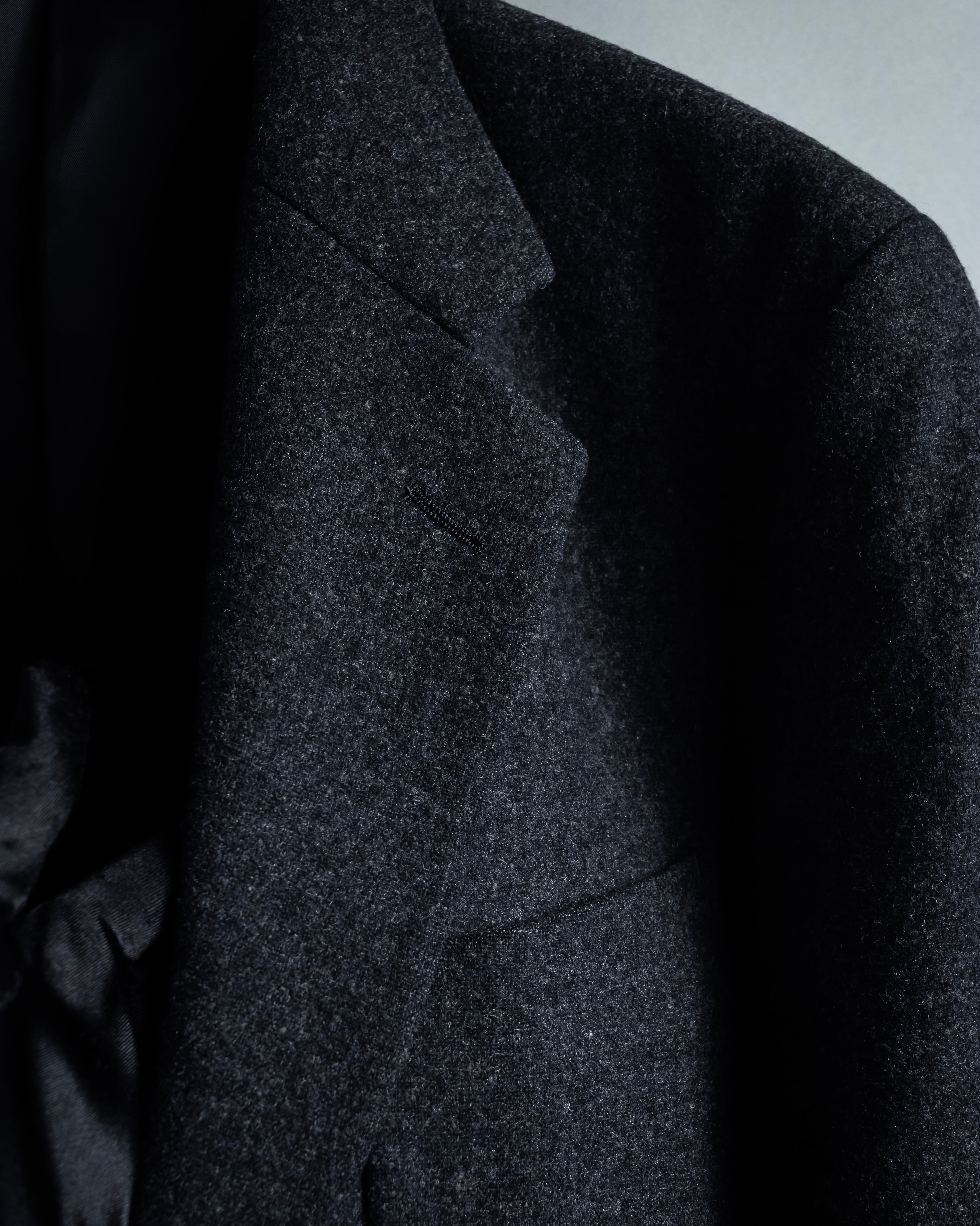 "BURBERRY" Marbled wool unlined tailored jacket