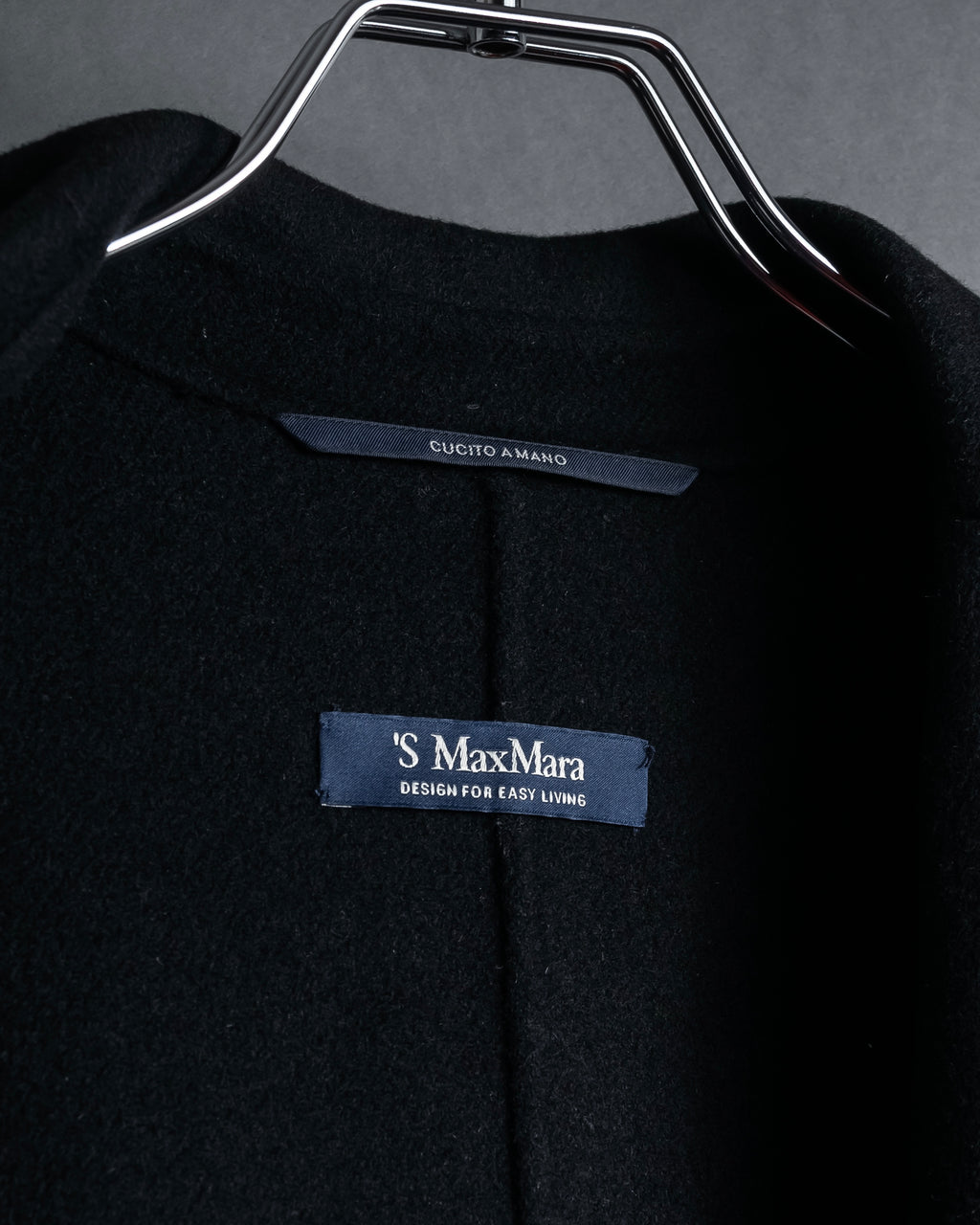 "S Max Mara" 21AW Structured double-breasted long chester coat
