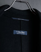 "S Max Mara" 21AW Structured double-breasted long chester coat