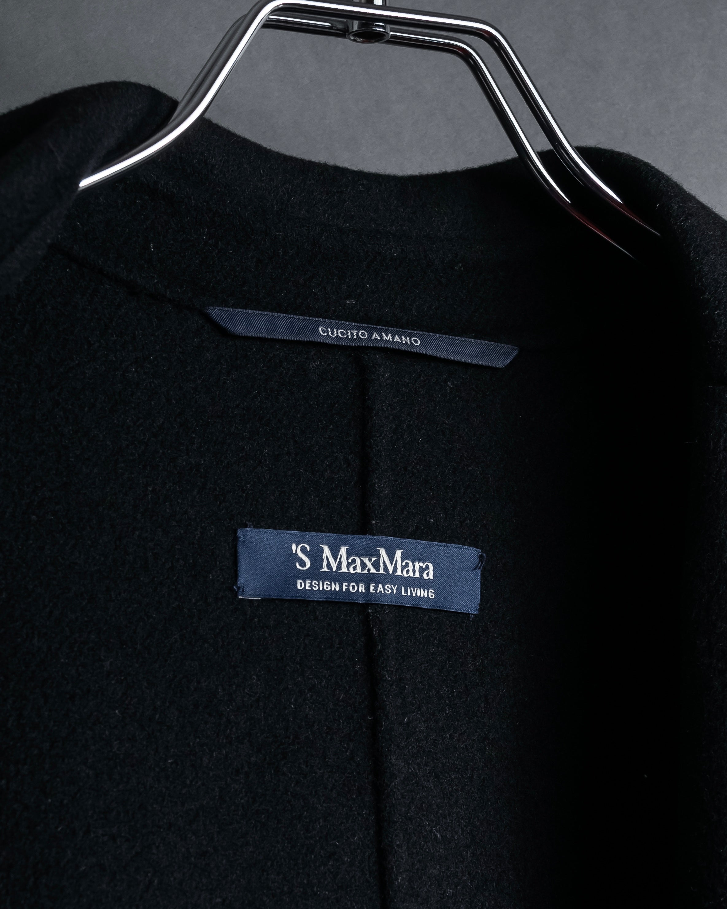 "S Max Mara" 21AW Structured double-breasted long chester coat