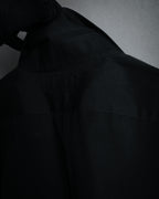 "SAINT LAURENT" 2017 season minimalist black dress shirt