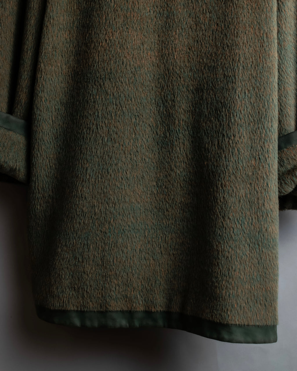 "Christian Dior" Unique fastening pile fabric coat