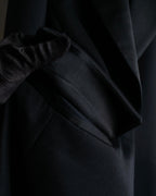 "HUGO BOSS" Satin switch lapel shaped tailored coat