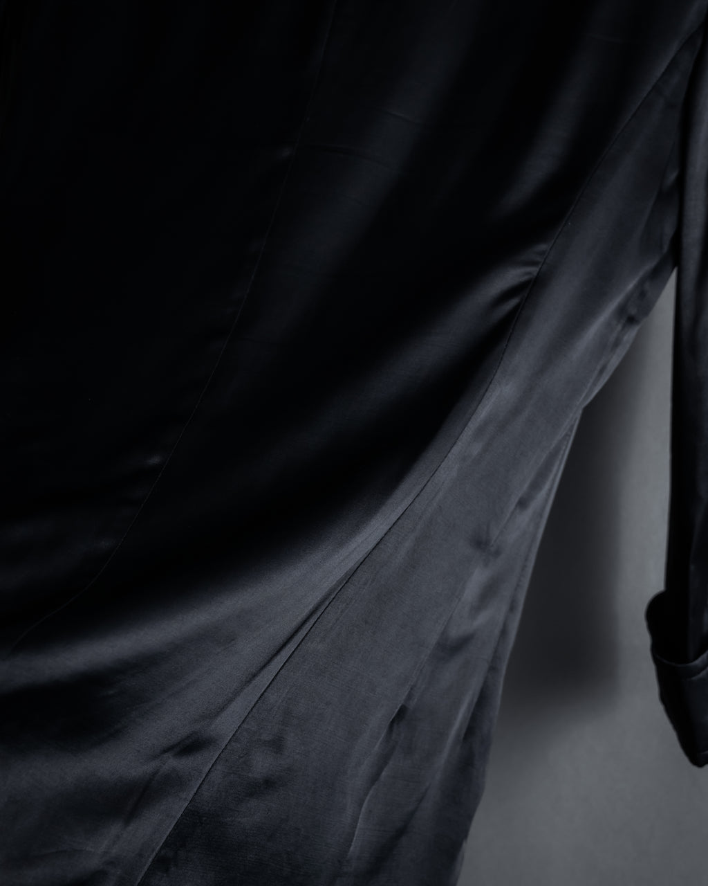 "Yohji Yamamoto +NOIR" 2005SS Rayon draping tailored jacket