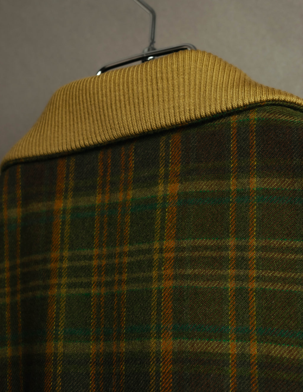 "Christian Dior" 80's-90's Wool plaid blouson and trousers set
