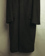 –SPECIAL– “GUCCI” 90’s Tom Ford era concealed-front wool long chester coat