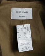 "SPORTSMAX" Carving flap design mid-length coat