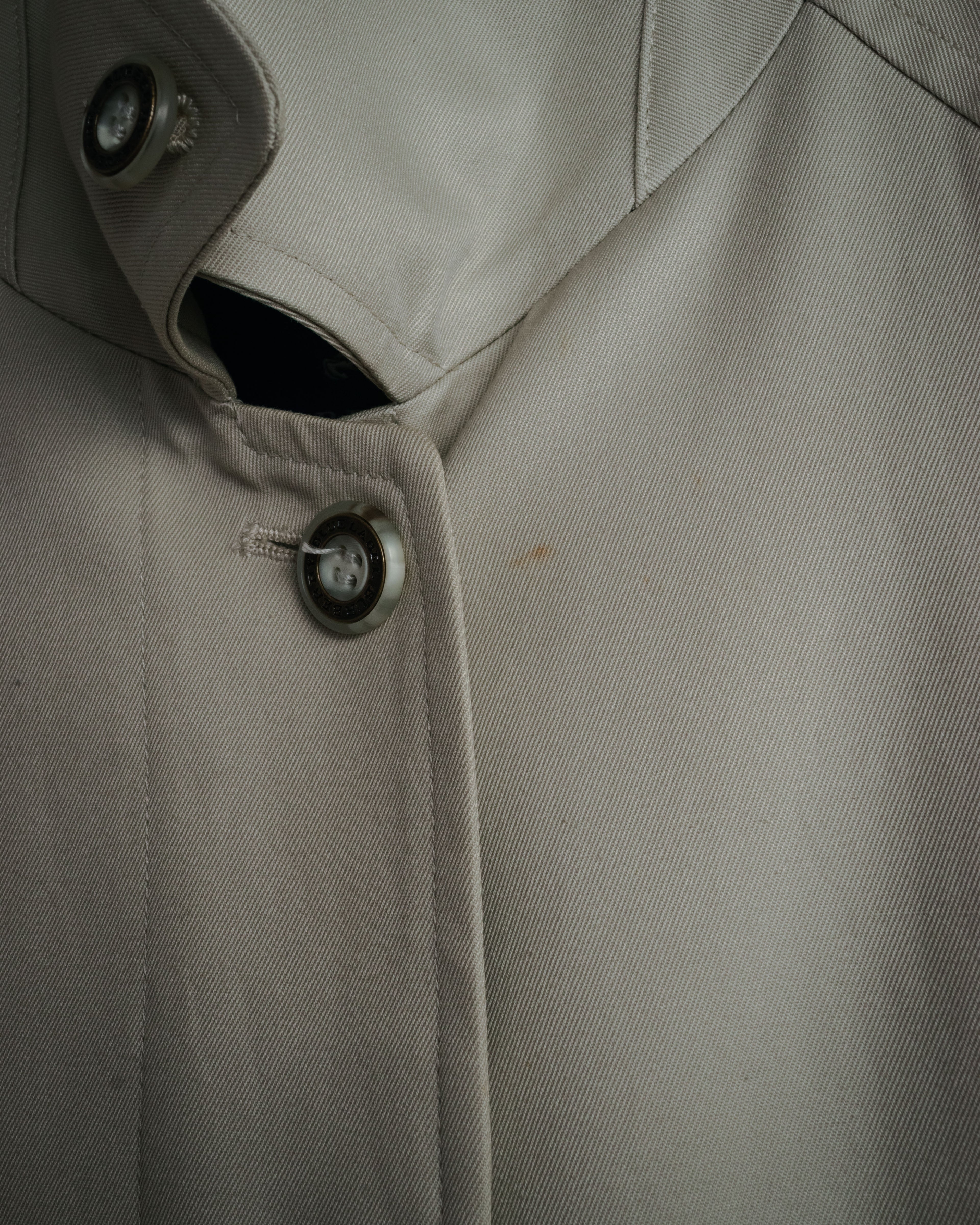 “BURBERRY BLUE LABEL” 2000’s Minimal balmacaan coat