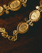 -SPECIAL- “Christian Dior” 70’s-80’s Faux pearl crystal statement necklace