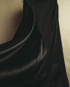 -SPECIAL- "FERRAGAMO" 2020's Sculpturally draped asymmetric maxi dress