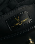 “VALENTINO CHRISTY” 80’s-90’s Pearl chain formal handbag