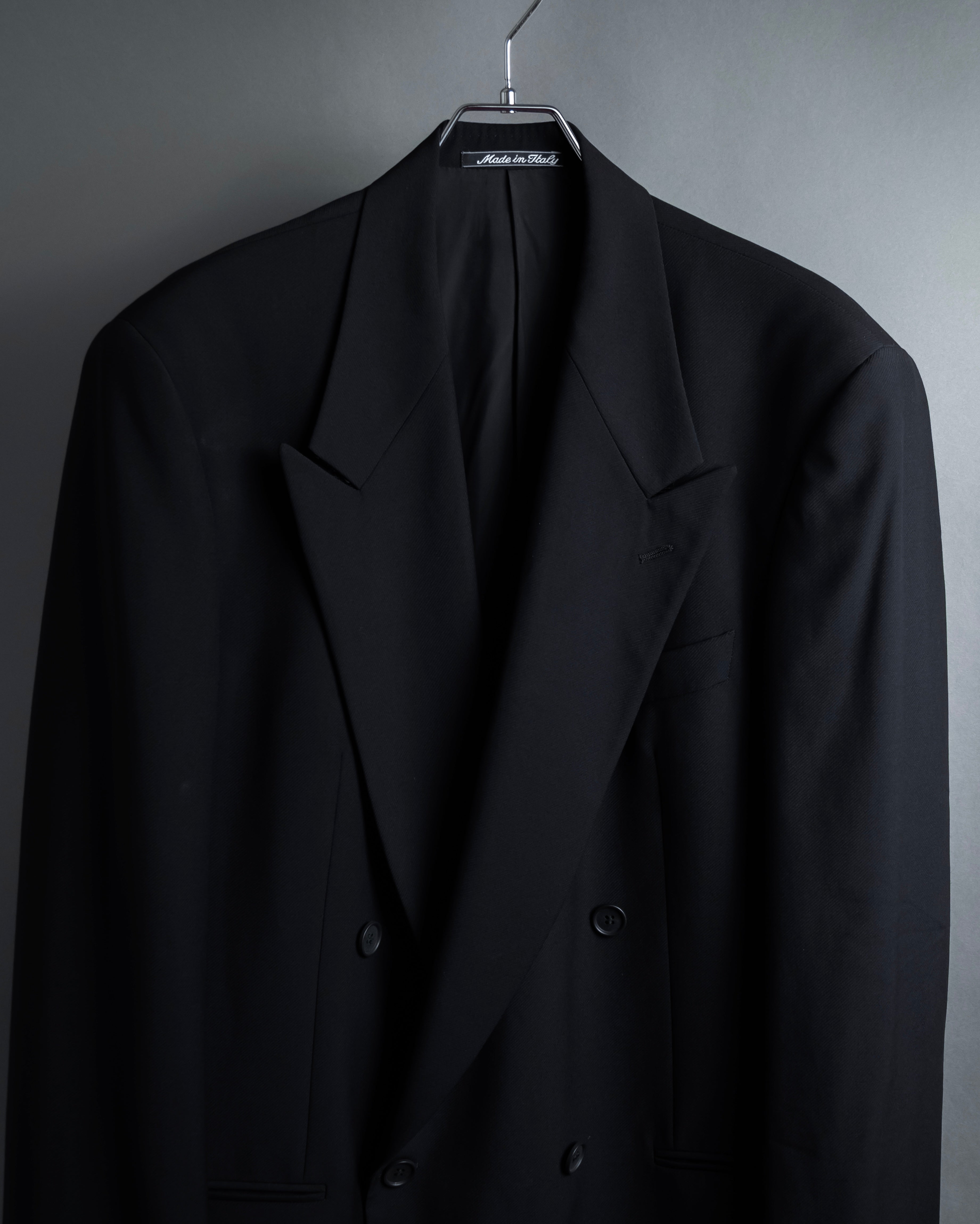 "GIORGIO ARMANI" Double-breasted classic tailoring set up