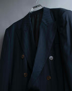 "JEAN PAUL GAULTIER HOMME"
Oversized shadow stripe set up