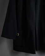 "Salvatore Ferragamo" 90's-00's Gancini motif design box silhouette jacket