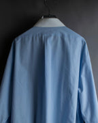 "BROOKS BROTHERS" Large cuffs design cleric oversized shirt