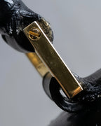 "CELINE" Ringlock design leather hand bag