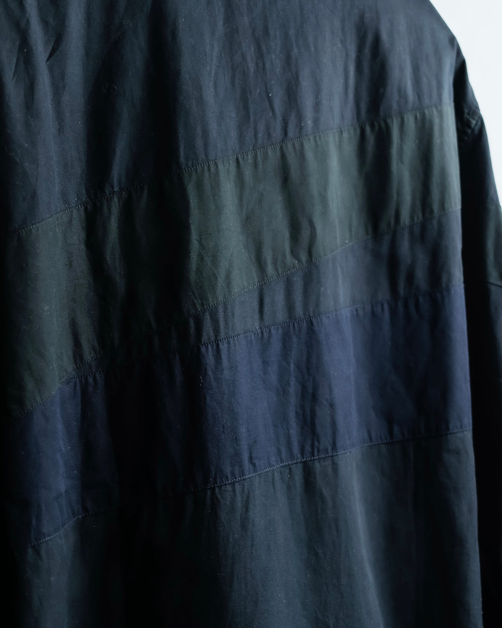 "HERMES" Tone-on-tone shadow check shirt