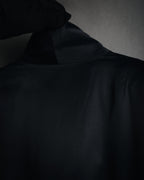 "BALENCIAGA.PARIS" 2008-2009 Sculptural satin shawl collar tuxedo jacket