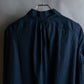 "HERMES" Skipper collar drawstring pullover shirt