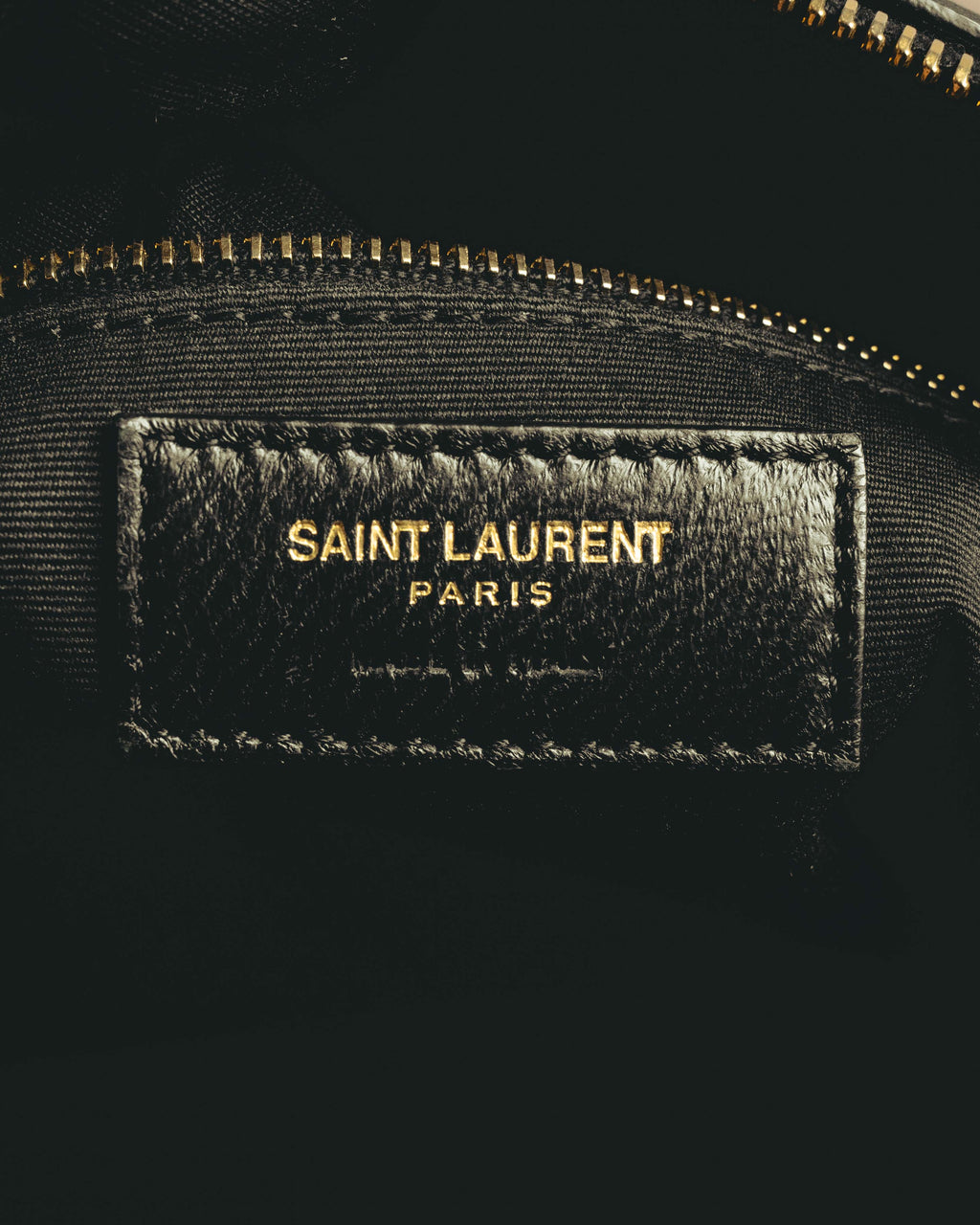 -SPECIAL- “Saint Laurent” 2012-2016 Classic Duffle 12 smooth calfskin bag