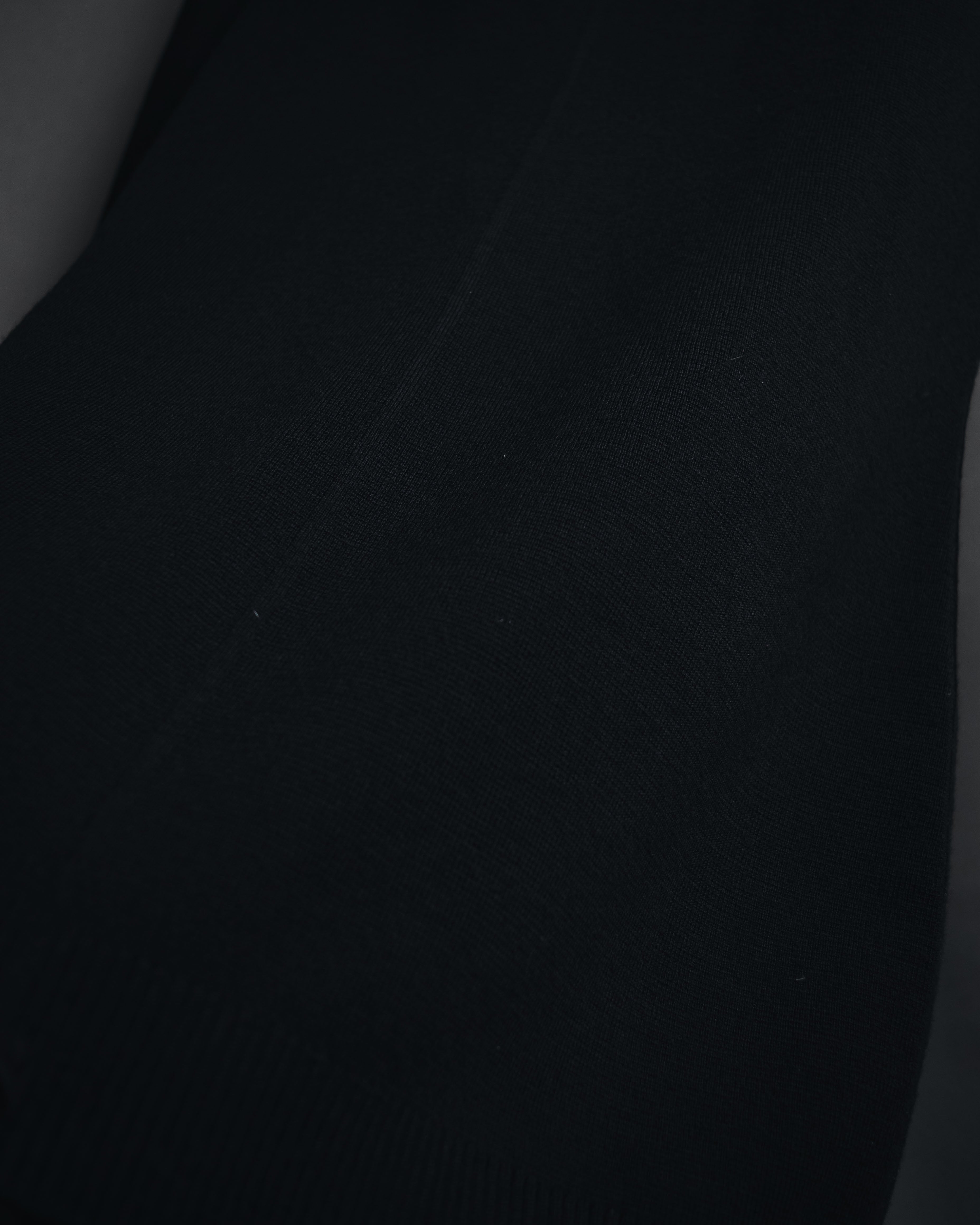 "HERMES" 00’s Minimal wool cashmere crewneck knit